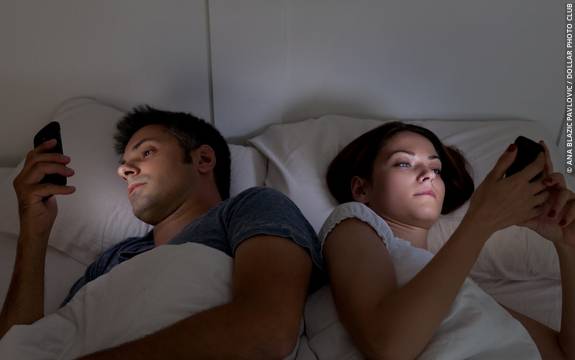Do smart phones affect sleep?